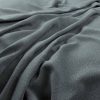 blue plain velvet-chenille fabric from Warwick