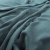 blue plain velvet-chenille fabric from Warwick