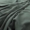 black-grey plain velvet-chenille fabric from Warwick