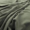 black-grey plain velvet-chenille fabric from Warwick