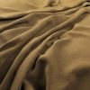 brown plain velvet-chenille fabric from Warwick