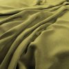 green plain velvet-chenille fabric from Warwick