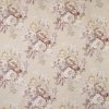 purple botanical cotton fabric from Warwick