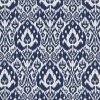 blue traditional woven fabric from Warwick