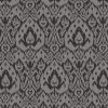 black-grey traditional woven fabric from Warwick
