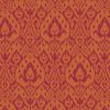 orange traditional woven fabric from Warwick