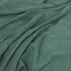 green plain velvet-chenille fabric from Warwick