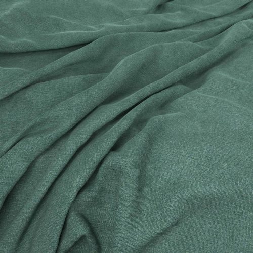 Beretta Fabric - Juniper by green plain velvet-chenille fabric from Warwick