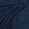 blue plain velvet-chenille fabric from Warwick