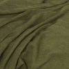 green plain velvet-chenille fabric from Warwick