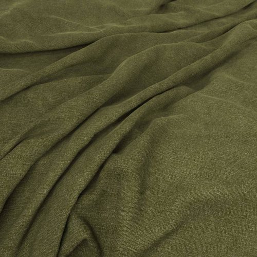 Beretta Fabric - Cypress by green plain velvet-chenille fabric from Warwick