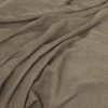 brown plain velvet-chenille fabric from Warwick