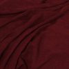 red plain velvet-chenille fabric from Warwick