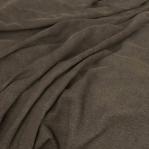 Beretta Fabric - Bark by black-grey plain velvet-chenille fabric from Warwick