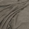 black-grey plain velvet-chenille fabric from Warwick