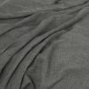 black-grey plain velvet-chenille fabric from Warwick