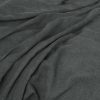black-grey plain velvet-chenille fabric from Warwick