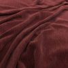 red plain velvet-chenille fabric from Warwick