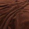 red plain velvet-chenille fabric from Warwick