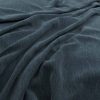 blue plain velvet-chenille fabric from Warwick