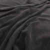 black-grey plain velvet-chenille fabric from Warwick