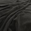 black-grey plain velvet-chenille fabric from Warwick