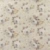 black-grey botanical cotton fabric from Warwick