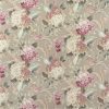 multicolour botanical cotton fabric from Warwick