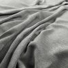 black-grey plain woven fabric from Warwick