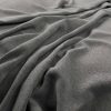 black-grey plain woven fabric from Warwick