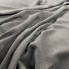black-grey plain woven fabric from Warwick