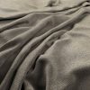 black-grey plain woven fabric from Warwick