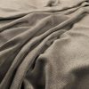 black-grey plain woven fabric from Warwick