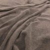 brown plain velvet-chenille fabric from Warwick
