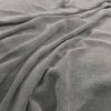 black-grey plain velvet-chenille fabric from Warwick