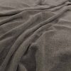 black-grey plain velvet-chenille fabric from Warwick