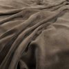 brown plain velvet-chenille fabric from Warwick