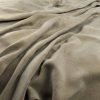 brown plain velvet-chenille fabric from Warwick