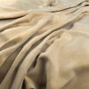 brown plain velvet-chenille fabric from Warwick