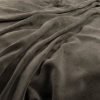 black-grey plain velvet-chenille fabric from Warwick