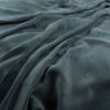 blue plain velvet-chenille fabric from Warwick