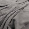 black-grey plain velvet-chenille fabric from Warwick