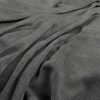 black-grey plain velvet-chenille fabric from Warwick