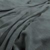 black-grey plain velvet-chenille fabric from Warwick
