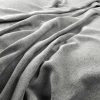black-grey plain woven fabric from Warwick