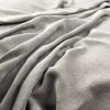black-grey plain woven fabric from Warwick