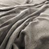 black-grey plain woven fabric from Warwick