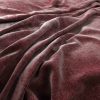 red plain woven fabric from Warwick