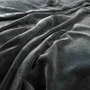 black-grey plain woven fabric from Warwick