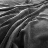 black-grey plain woven fabric from Warwick